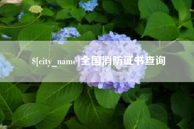 三明全国消防证书查询