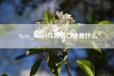 三明九宫格口诀是什么