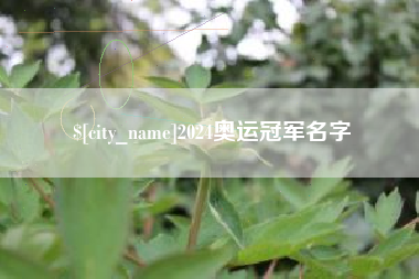 三明2024奥运冠军名字