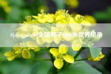 三明全国男子5000米世界纪录