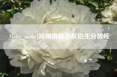 三明河南消防学校招生分数线