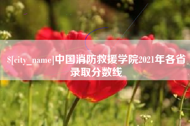 三明中国消防救援学院2021年各省录取分数线