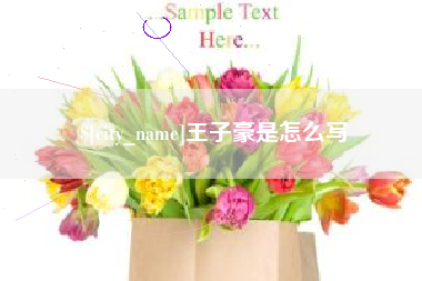 三明王子豪是怎么写