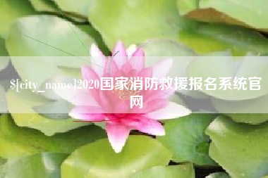 三明2020国家消防救援报名系统官网