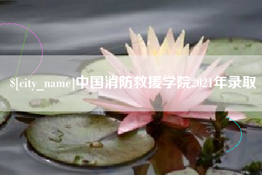 三明中国消防救援学院2021年录取