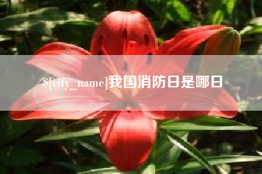 三明我国消防日是哪日