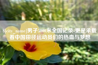三明男子5000米全国记录-更是承载着中国田径运动员们的热血与梦想