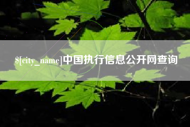 三明中国执行信息公开网查询