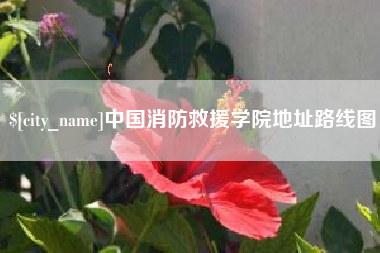 三明中国消防救援学院地址路线图