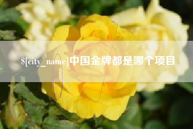 三明中国金牌都是哪个项目