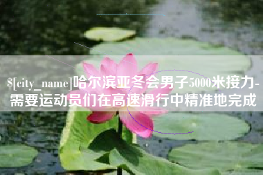 三明哈尔滨亚冬会男子5000米接力-需要运动员们在高速滑行中精准地完成