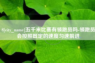 三明五千米比赛有领跑员吗-领跑员会按照既定的速度匀速前进