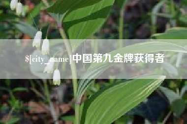 三明中国第九金牌获得者