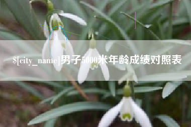 三明男子5000米年龄成绩对照表