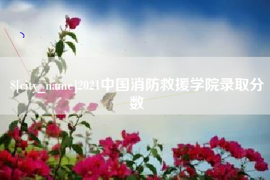 三明2021中国消防救援学院录取分数