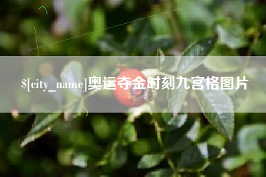 三明奥运夺金时刻九宫格图片